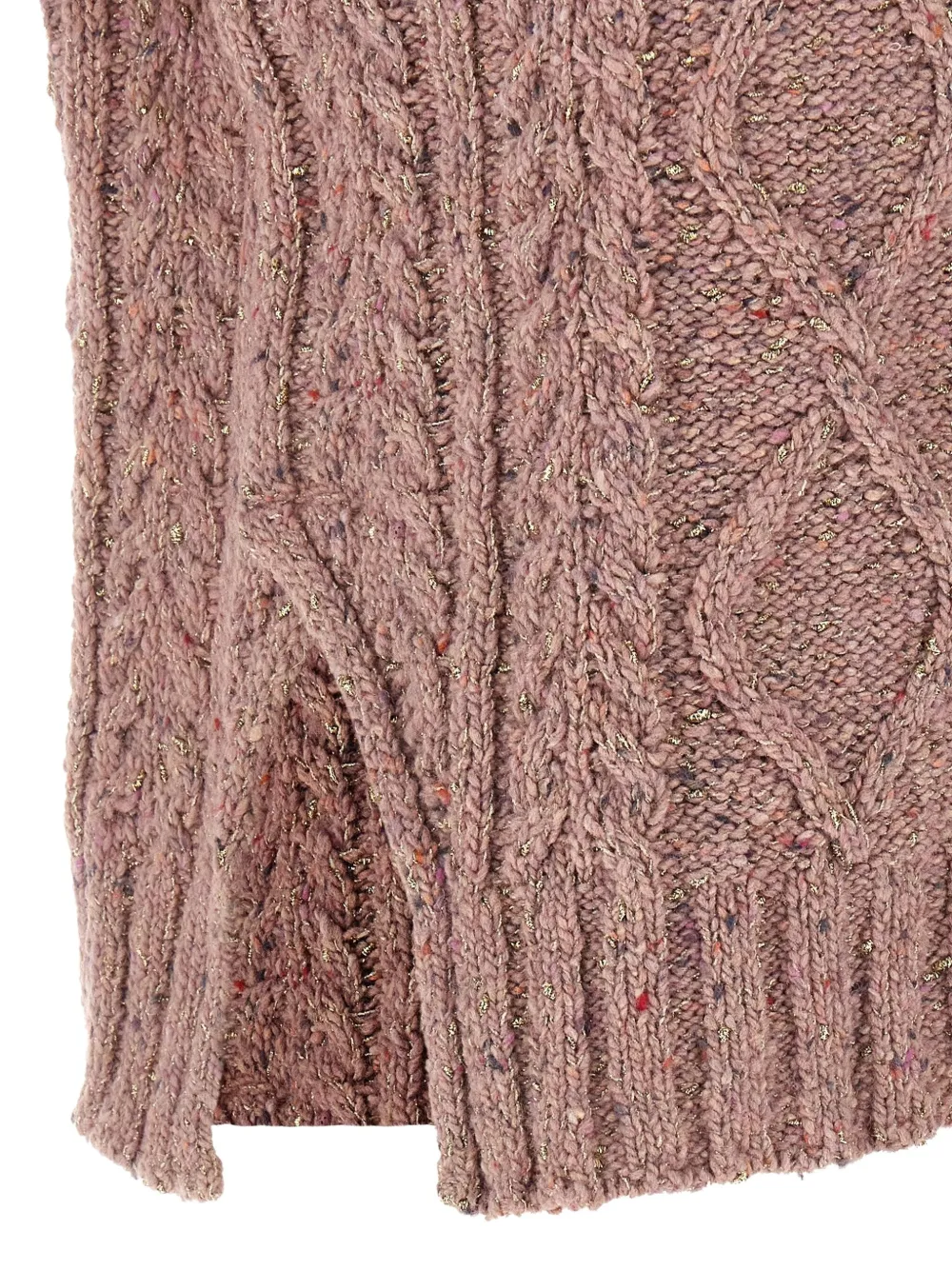 Twinset Turtleneck Sweater In Pink