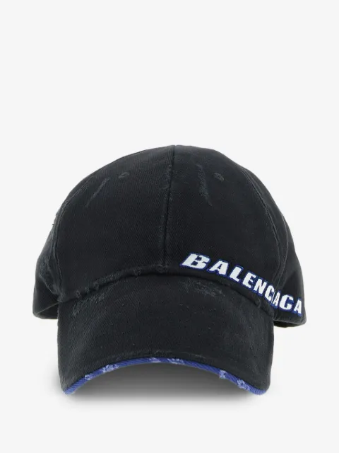 Balenciaga Tilted Typo logo cotton cap