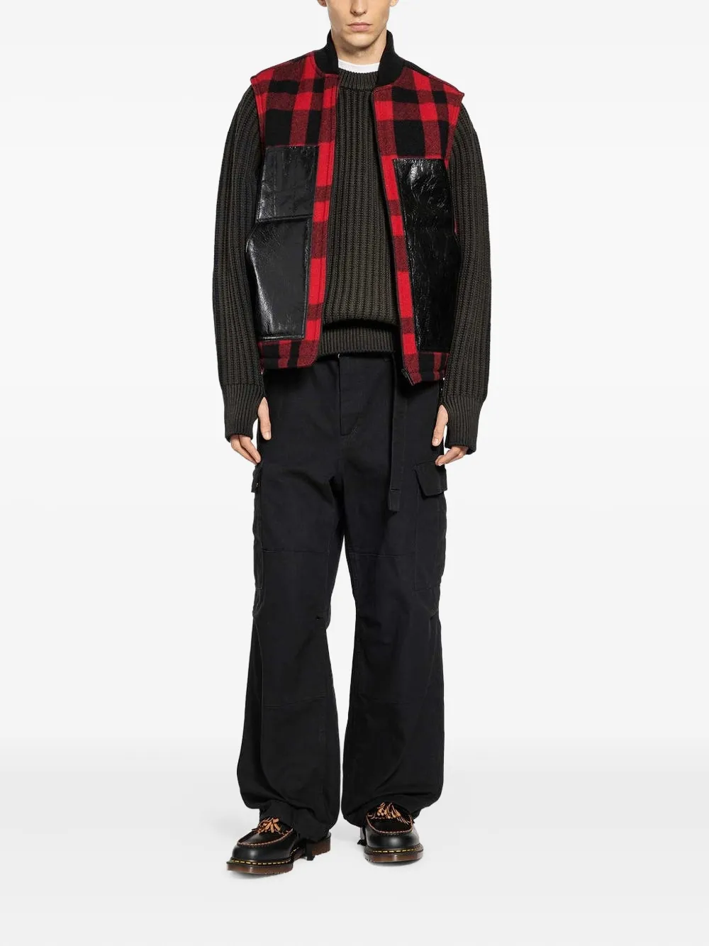 Junya Watanabe MAN ribbed-knit sweater | Knitted Sweaters | Image 2