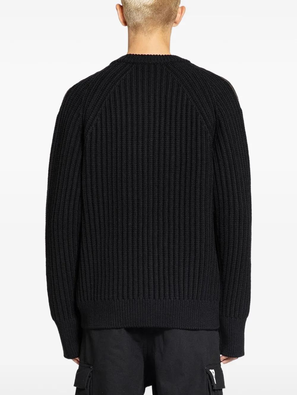 Junya Watanabe MAN Ribgebreide trui Groen