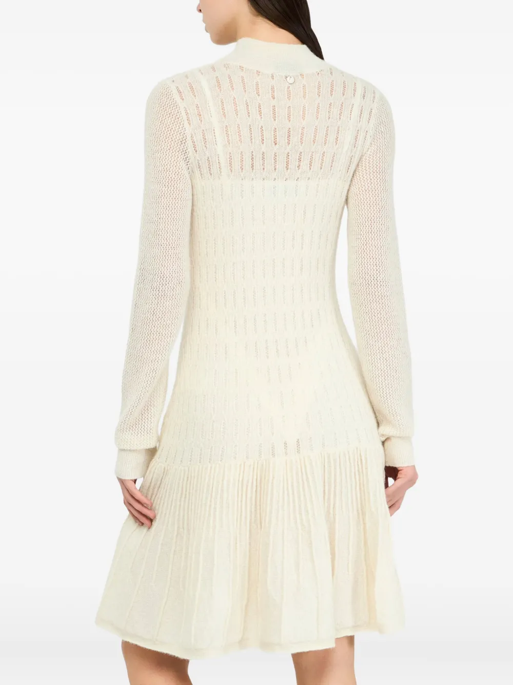 LIU JO lace stitc dress - Wit