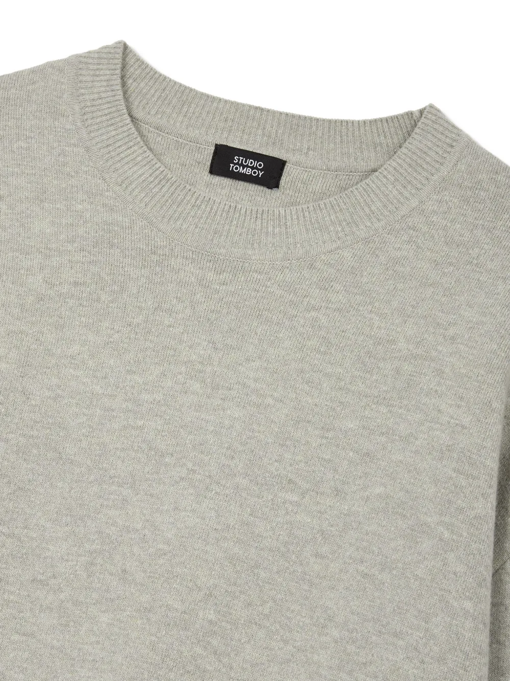 STUDIO TOMBOY Sweater met ronde hals Grijs