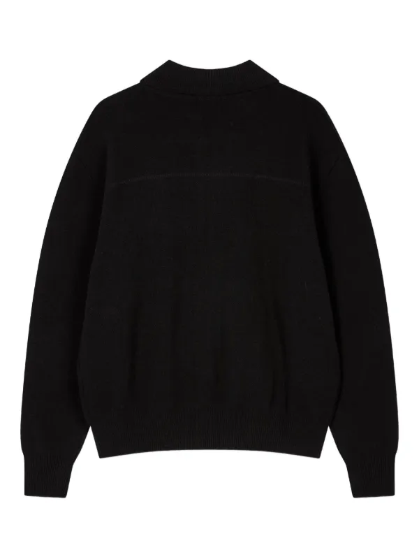 ジップアップカーディガン ブラック 38 TOMBOY ジップアップ カーディガン | ブラック | FARFETCH JP
