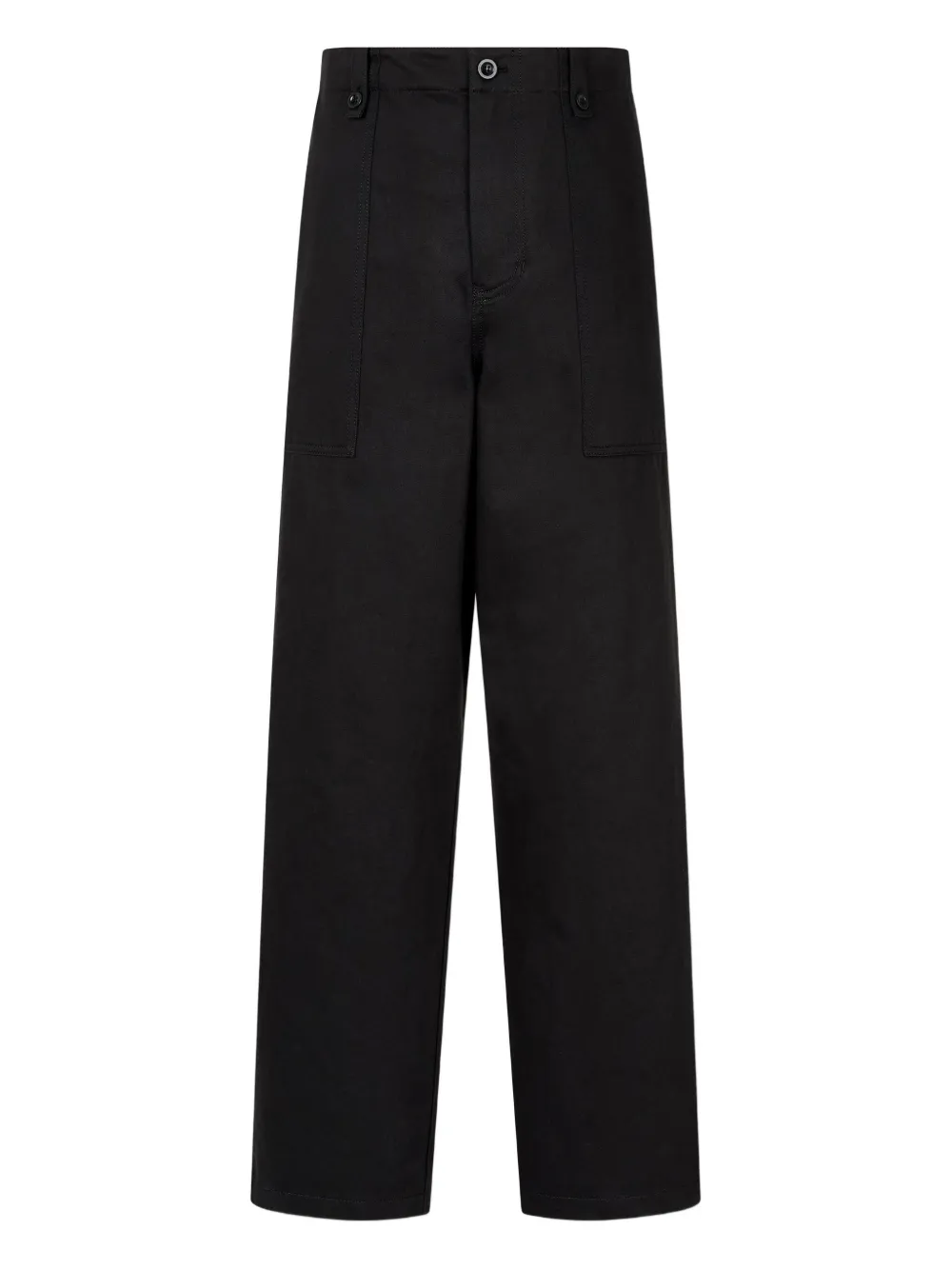 STUDIO TOMBOY Fatigue cotton trousers | Black | Image 1