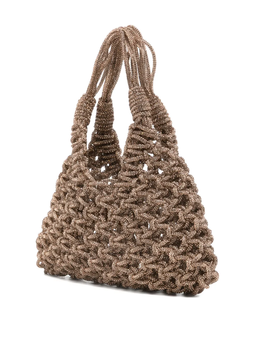 Hibourama Vannifique crystal-embellishment tote bG - Bruin