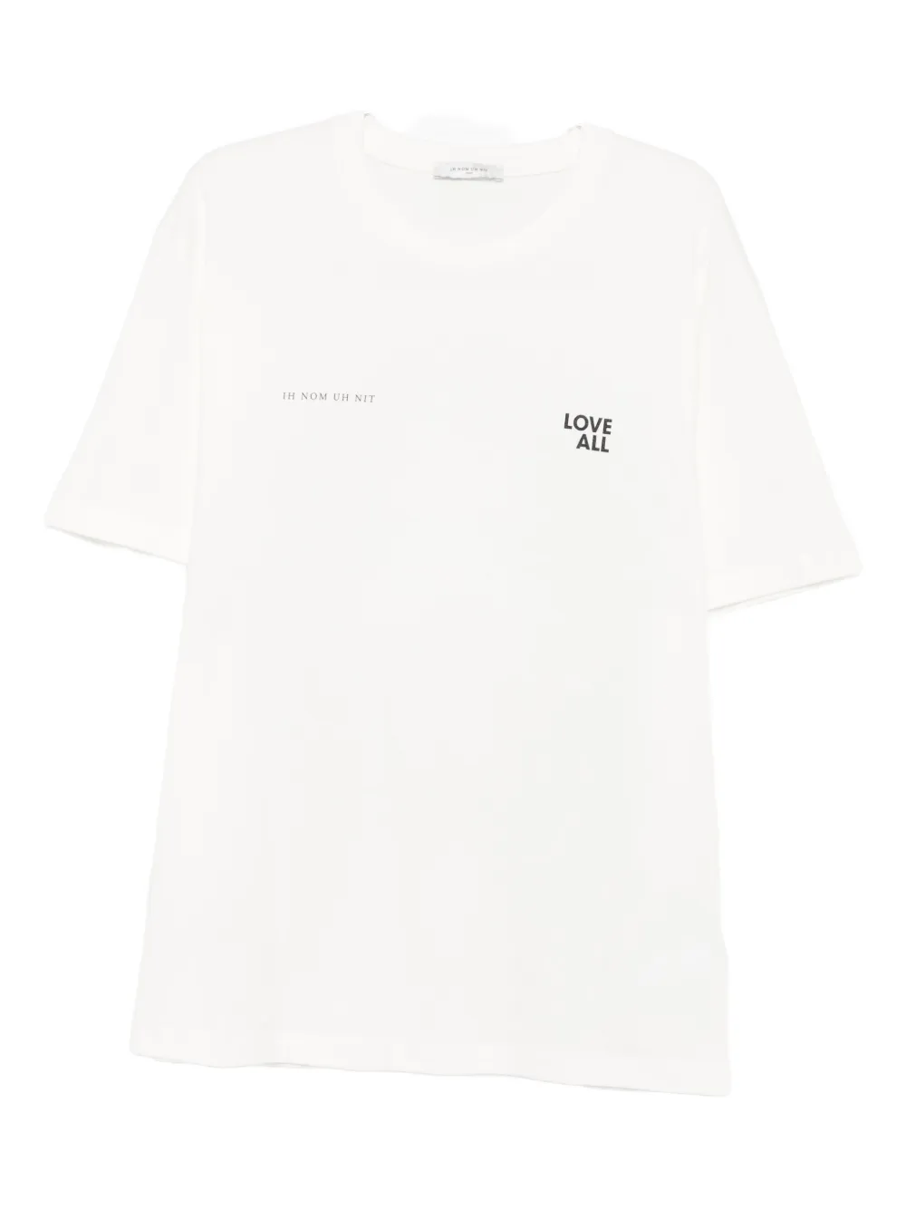 Ih Nom Uh Nit Love All Jesus T-shirt - Bianco