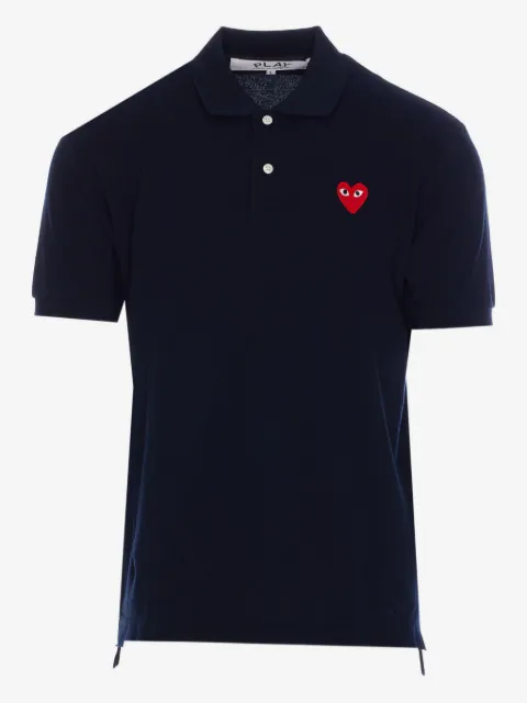 Comme Des Garçons Play heart-patch polo shirt