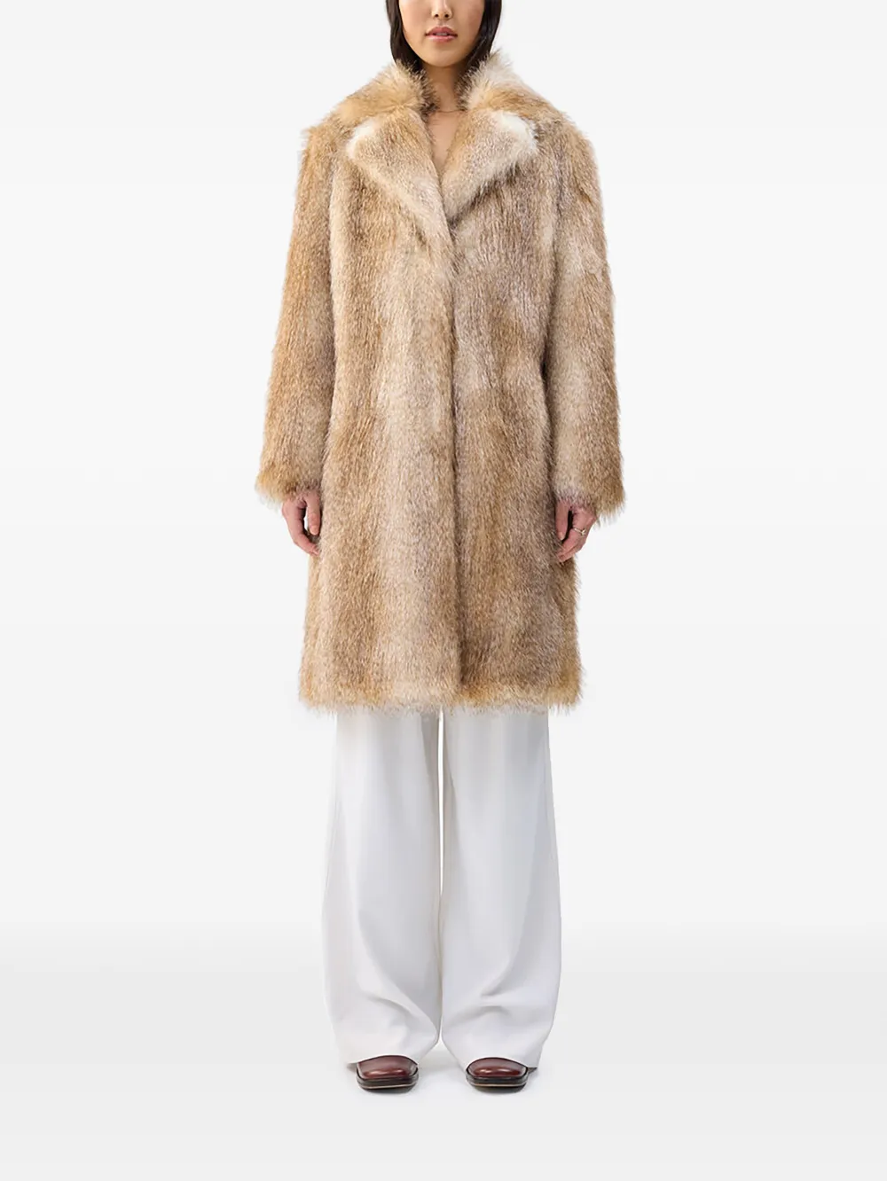  Unreal Fur Pioneer Coat - Brown 