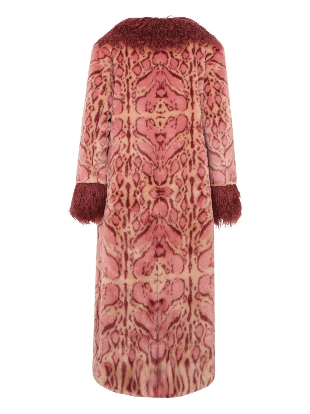 Unreal Fur Cuvée Rose Coat In Pink