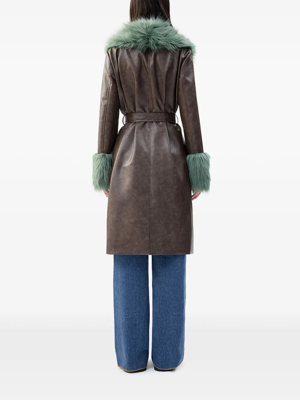 Empathy Faux-Fur-Trim Coat