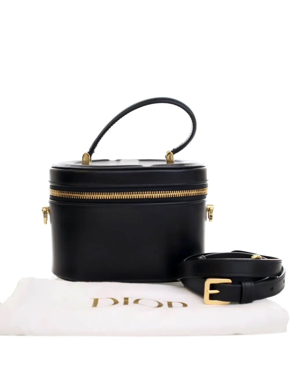 Christian Dior Pre-Owned 2023 Small Calfskin CD Signature Vanity Case satchel | Pre-Owned | Image 2