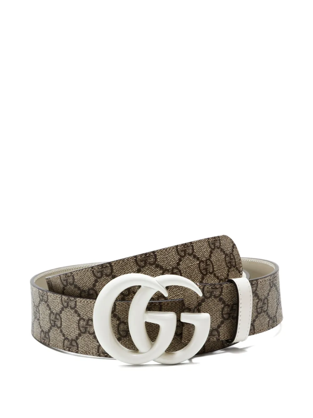Gucci Pre-Owned 2020-2025 Double G slim belt | Brown | Image 1