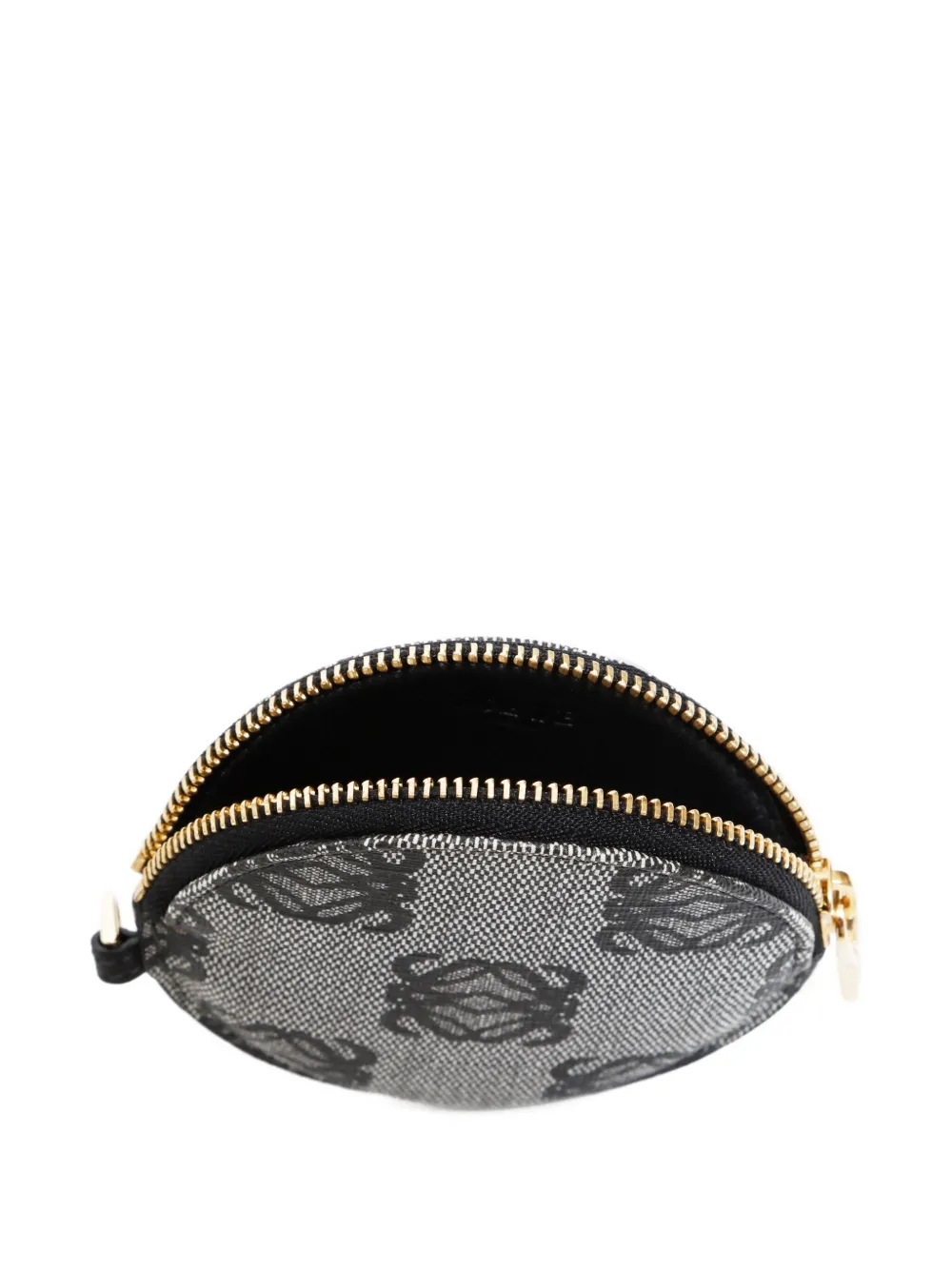 Pre-owned Loewe 1990-2010s Anagram-canvas Coin Holder In Blue