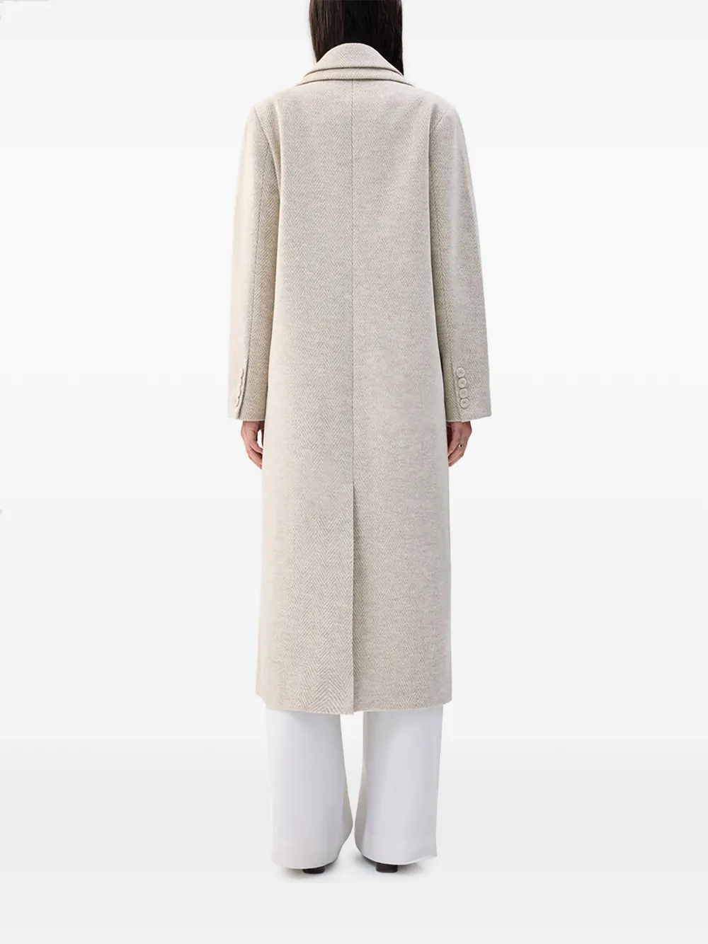  Unreal Fur Malta Herringbone Coat - Neutrals 