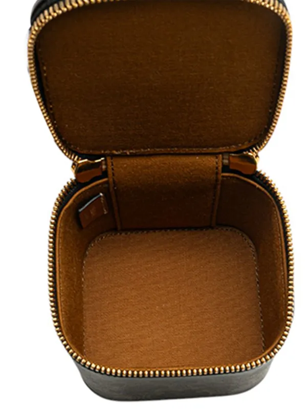 Celine Pre-Owned 2024 Mini Triomphe Coated Canvas Vanity Case