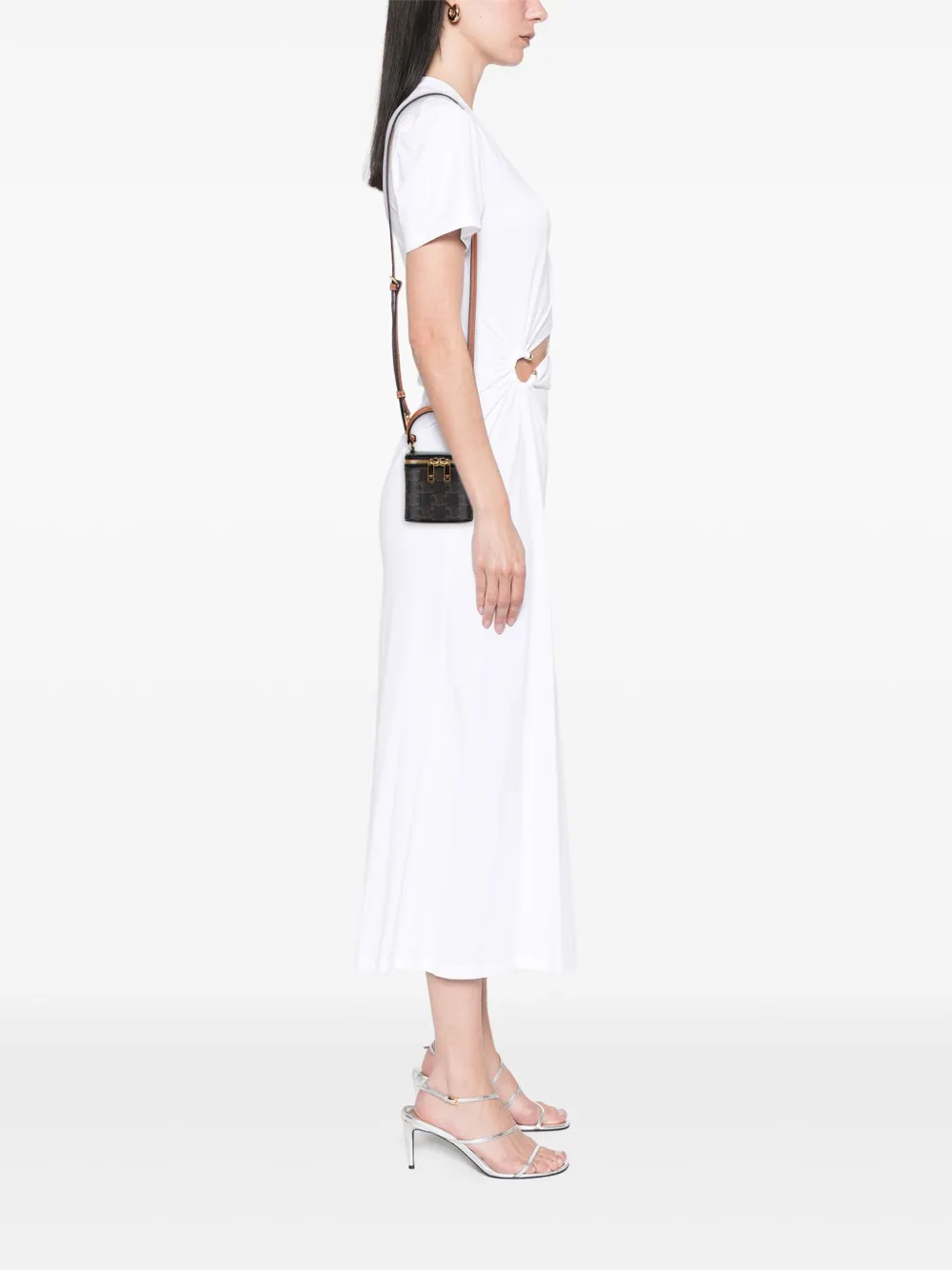 Celine Pre-Owned 2024 Mini Triomphe Coated Canvas Vanity Case satchel | Pre-Owned | Image 2