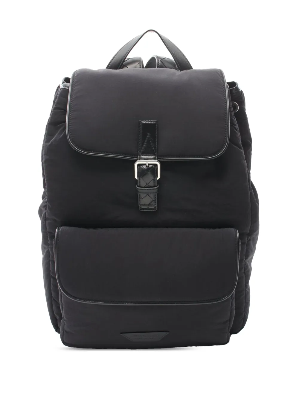 Bottega Veneta Pre-Owned 2012-2025 Intrecciato Trimmed Nylon Crossroad Bottega Veneta Pre-Owned 2012-2025 Intrecciato Trimmed Nylon Crossroad