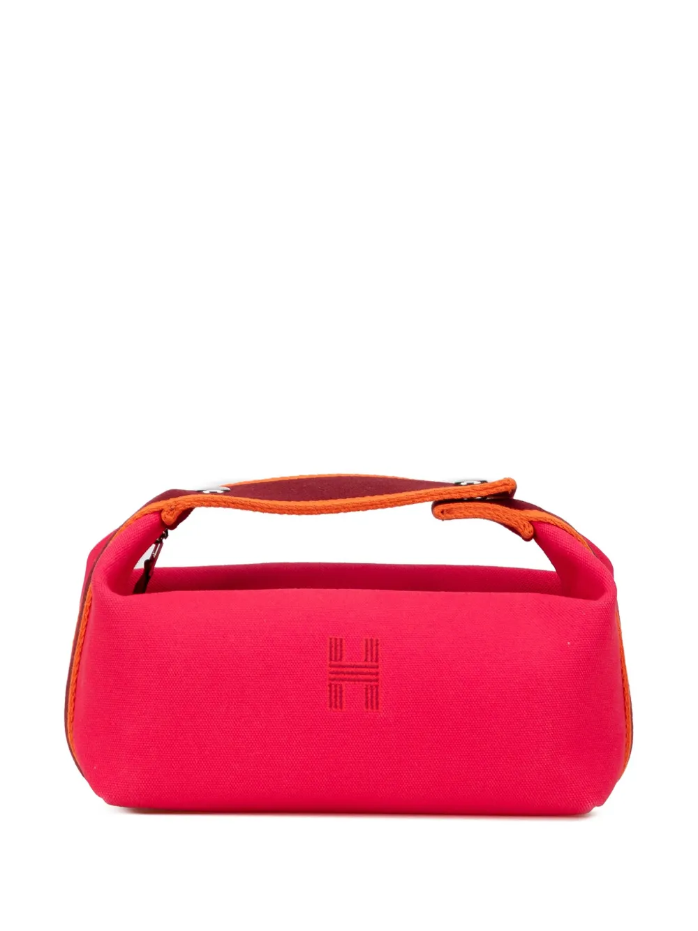 Hermès Pre-Owned 2020-2024 Small Canvas Bride A Brac vanity bag - ピンク Hermès Pre-Owned 2020-2024 Small Canvas Bride A Brac vanity bag - ピンク