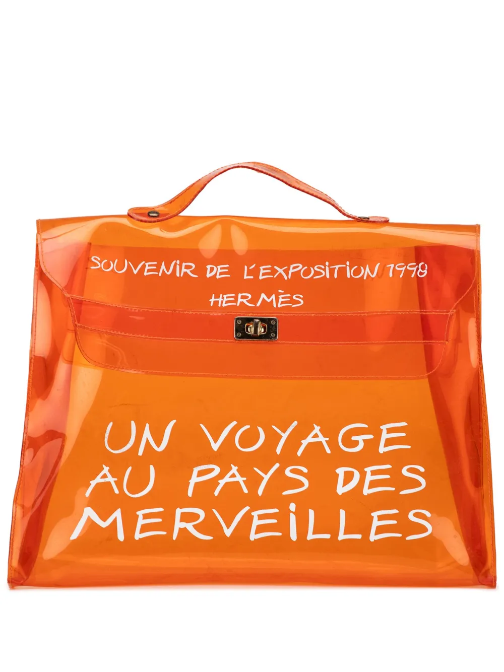 Hermès Pre-Owned 1998 Vinyl Souvenir De L Exposition Kelly handbag - Hermès Pre-Owned 1998 Vinyl Souvenir De L Exposition Kelly handbag -