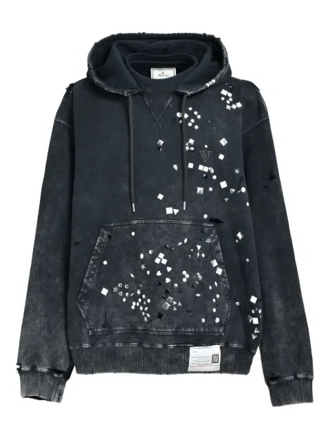 Maison MIHARA YASUHIRO embellished hoodie