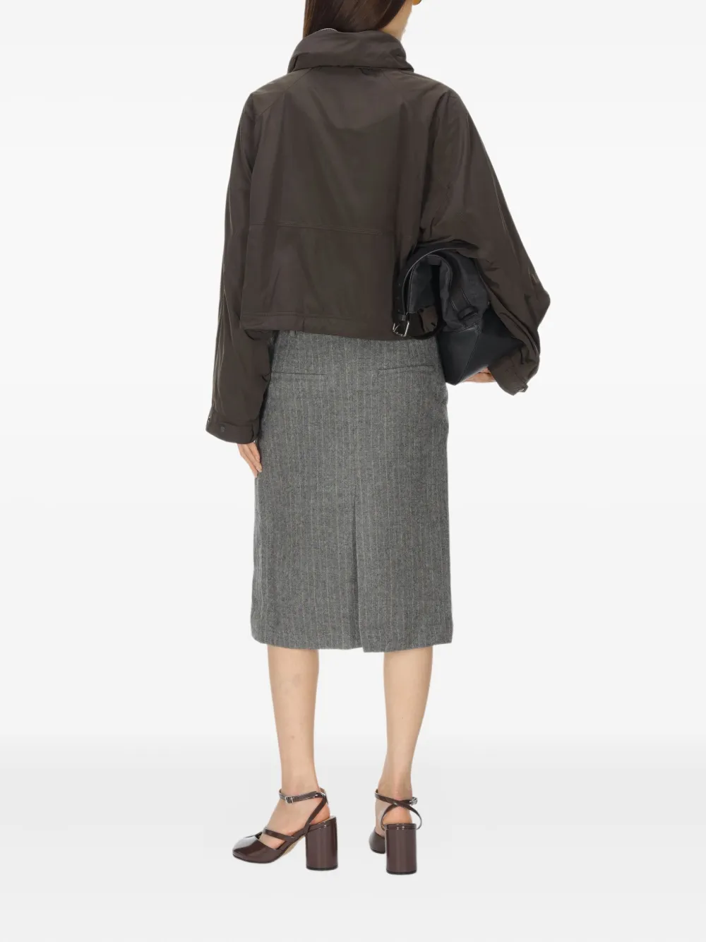 Low Classic Jack met trekkoordhals en rits Groen