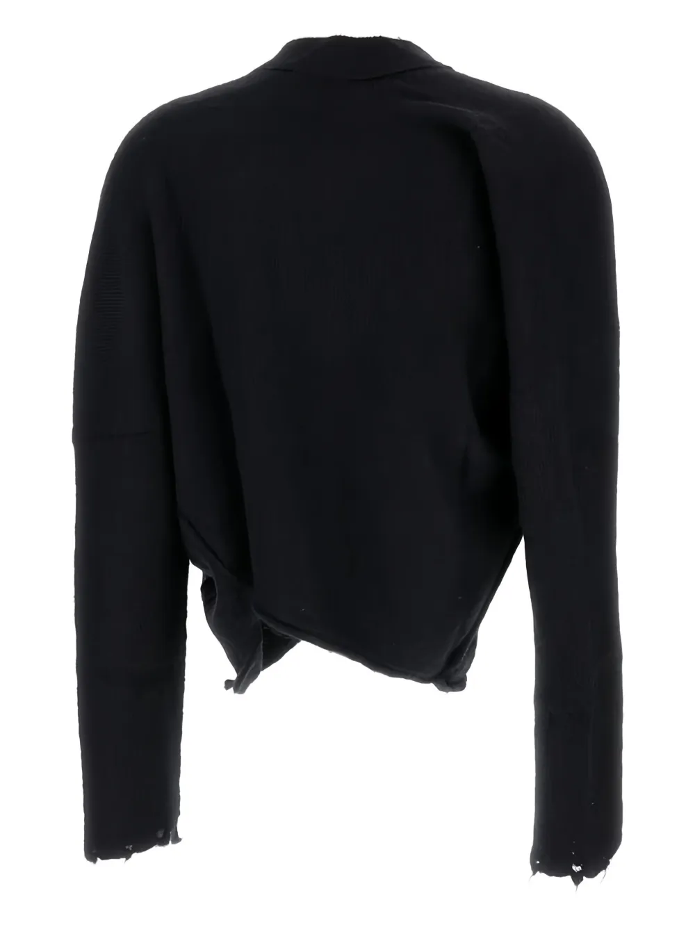 Junya Watanabe Mohair-wool V-neck Cardigan In Black