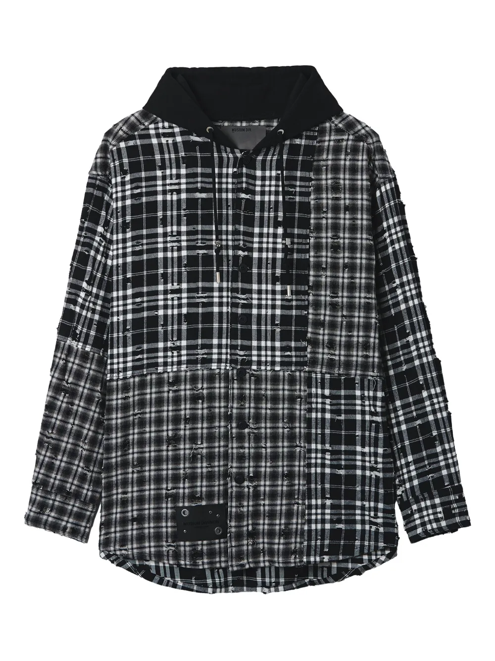 Musium Div. checked sweater | Black | Image 1