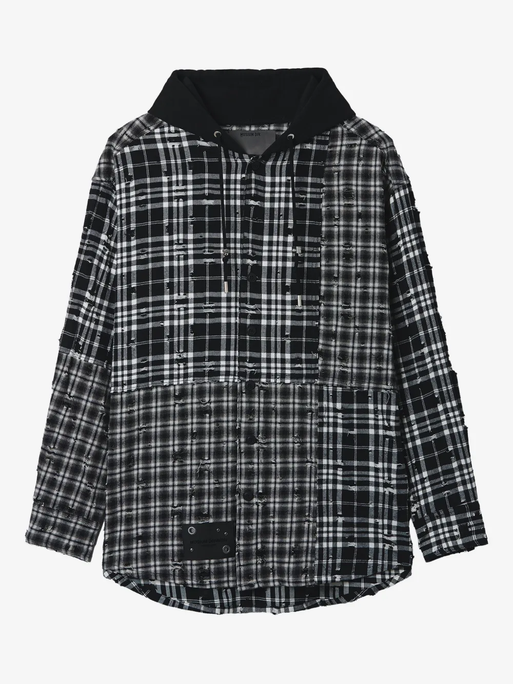 Musium Div. checked sweater | Black | Image 1