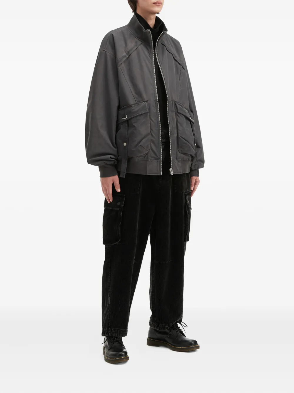 Musium Div. pocket cargo pants - Zwart