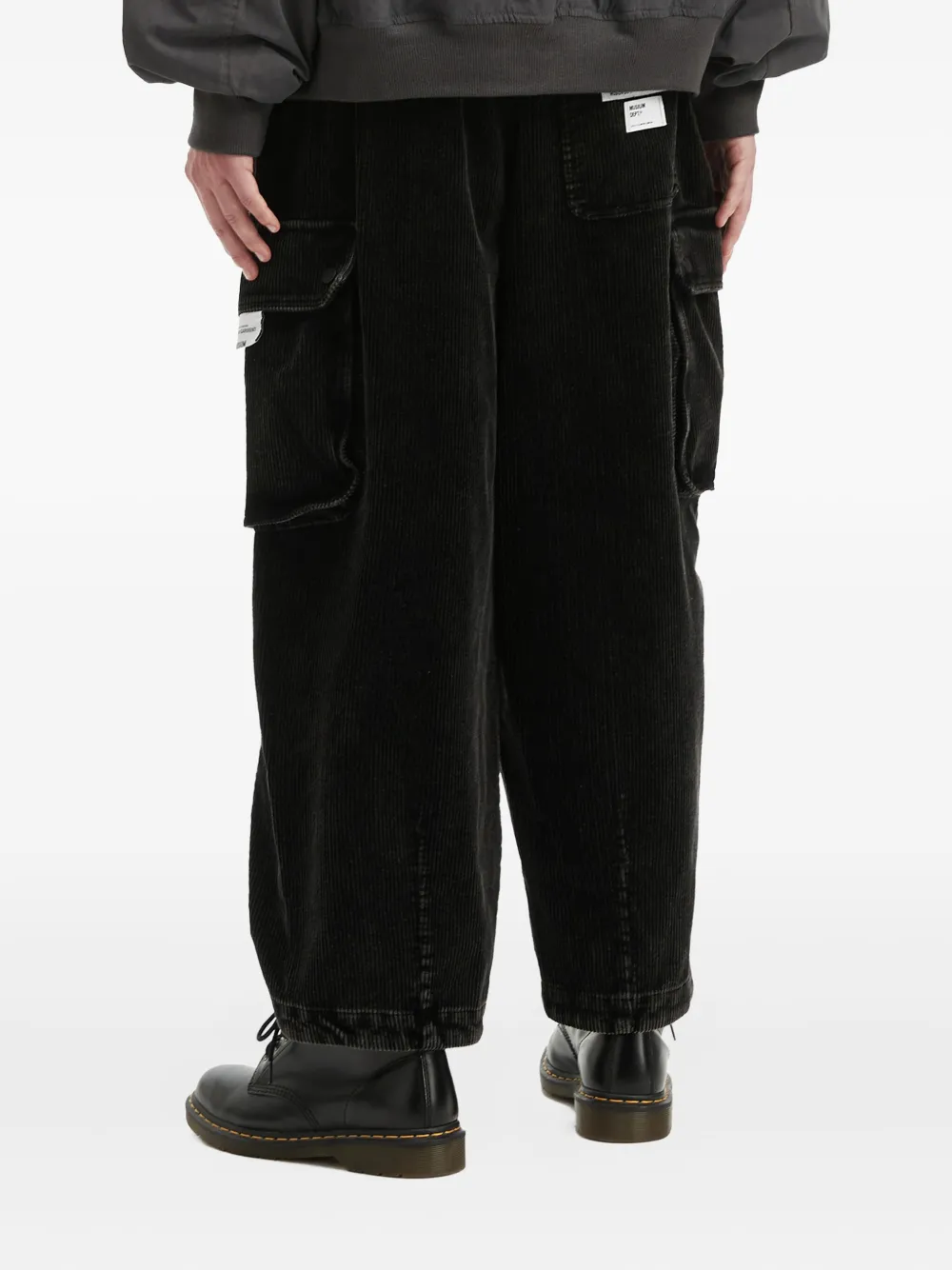 Musium Div. Pocket Cargo Pants In Black