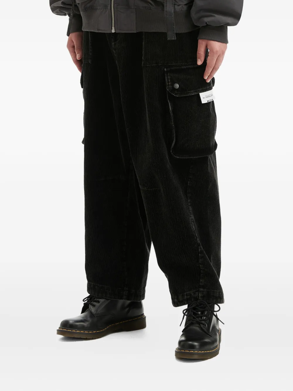Musium Div. Pocket Cargo Pants In Black