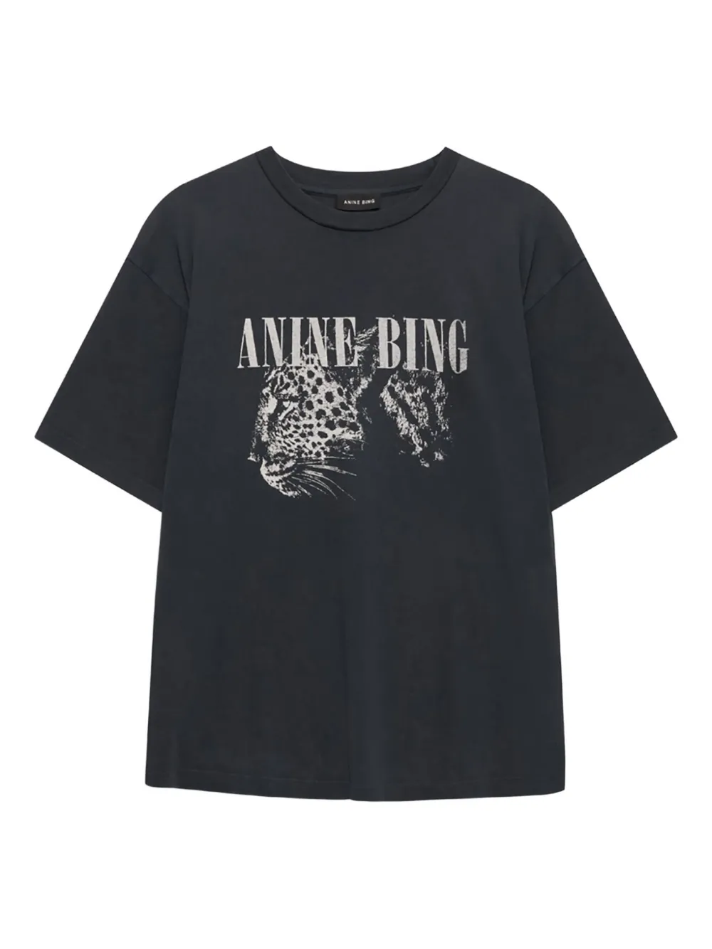 ANINE BING playera con estampado gráfico | negro | Image 1