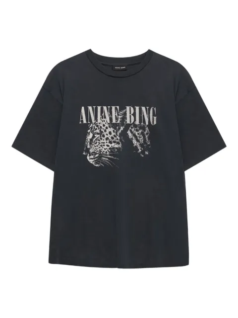 ANINE BING playera con estampado gráfico