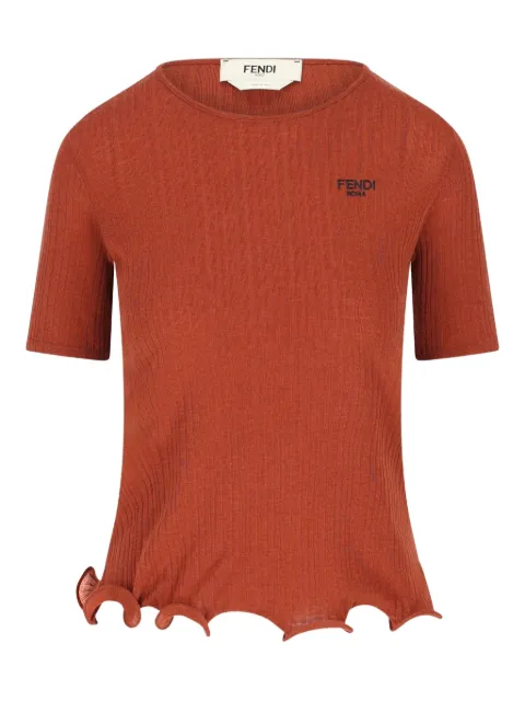 FENDI ruffled T-shirt