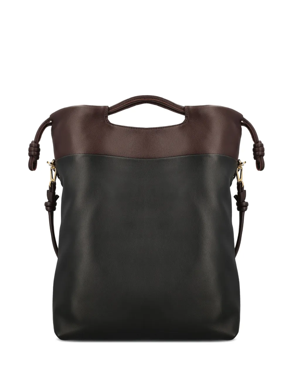 LOEWE chain-detail leather shoulder bag - Zwart