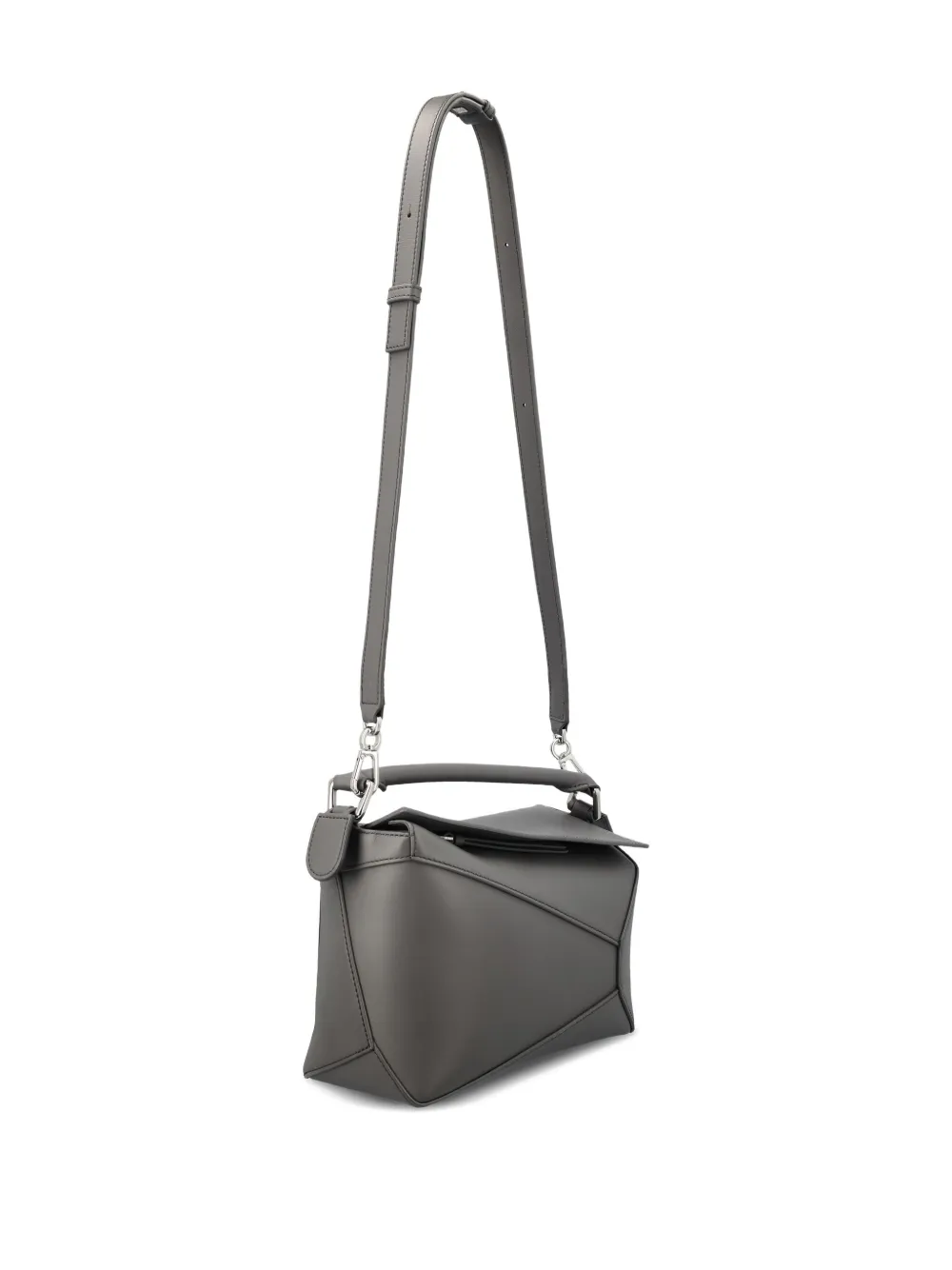 Loewe Puzzle Edge Tote Bag In Gray
