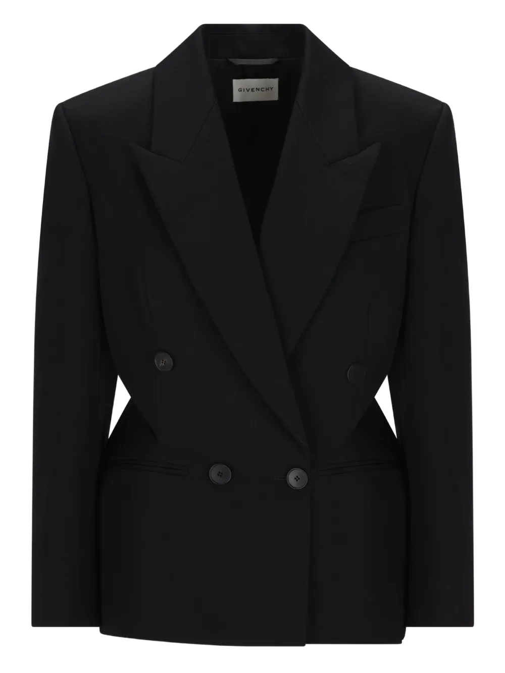 Givenchy Wool Blazer In Black