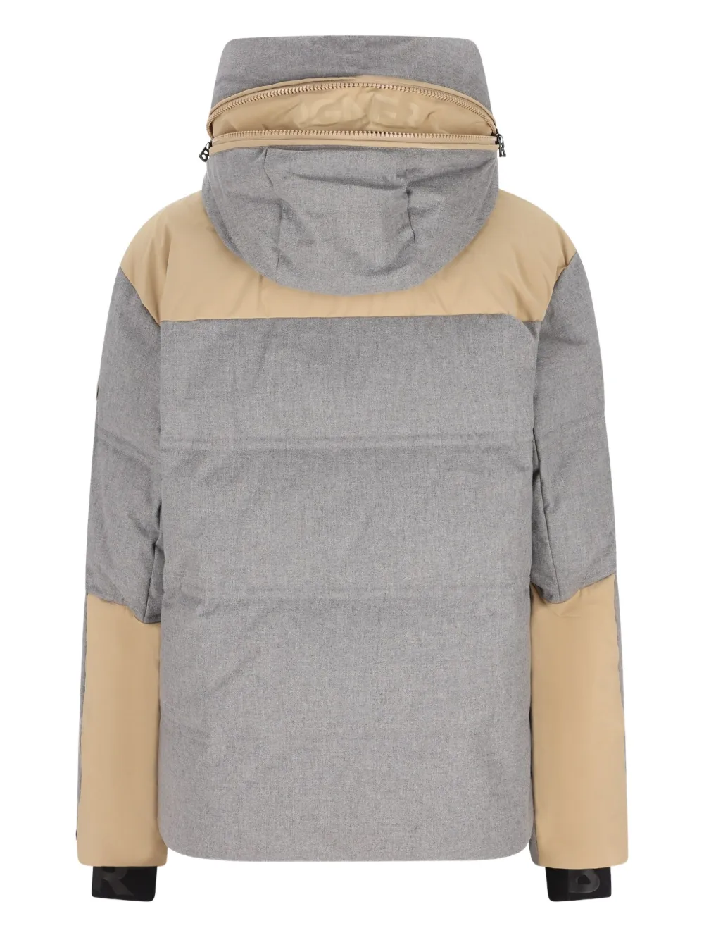 Bogner Wali-d Panelled Hooded Ski Jacket In Gray