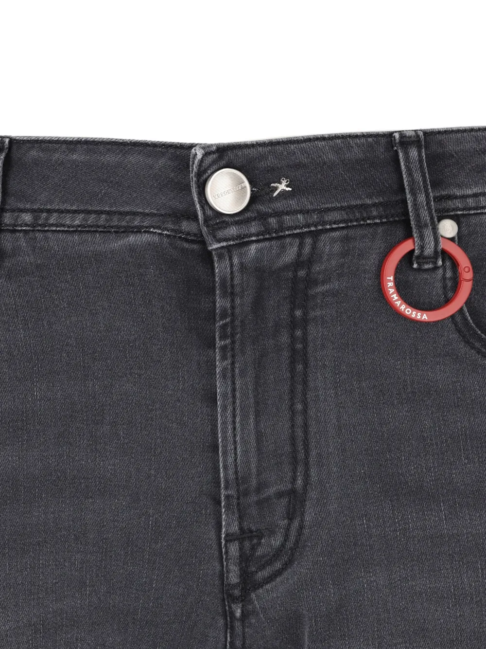 Sartoria Tramarossa Jeans met vijf zakken Zwart