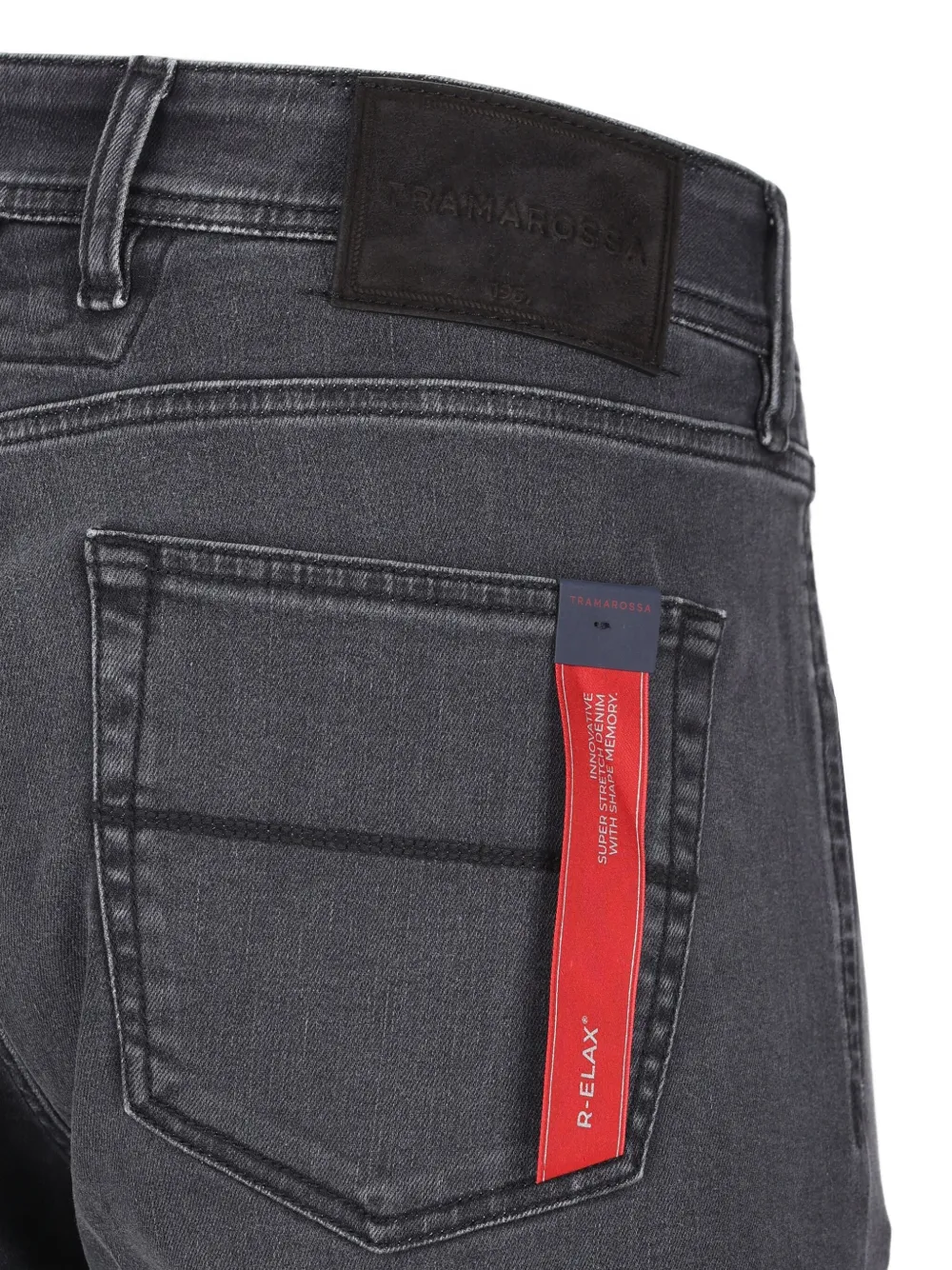 Sartoria Tramarossa Jeans met vijf zakken Zwart