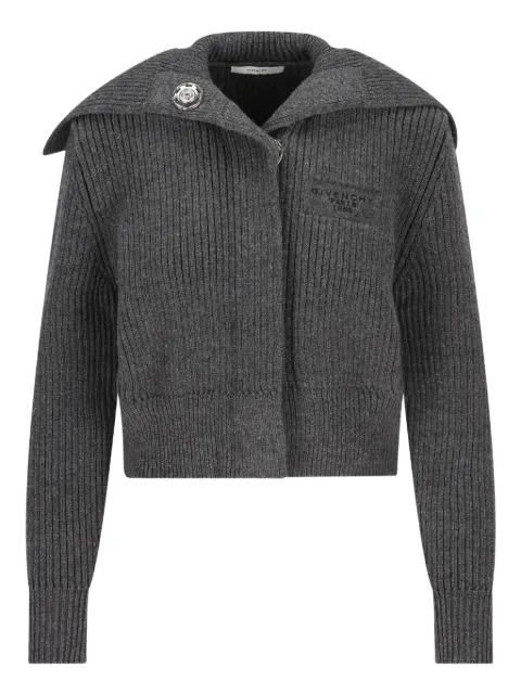 Givenchy cárdigan con logo bordado