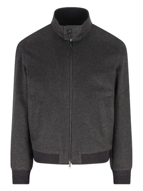 Zegna wool-blend high-neck jacket