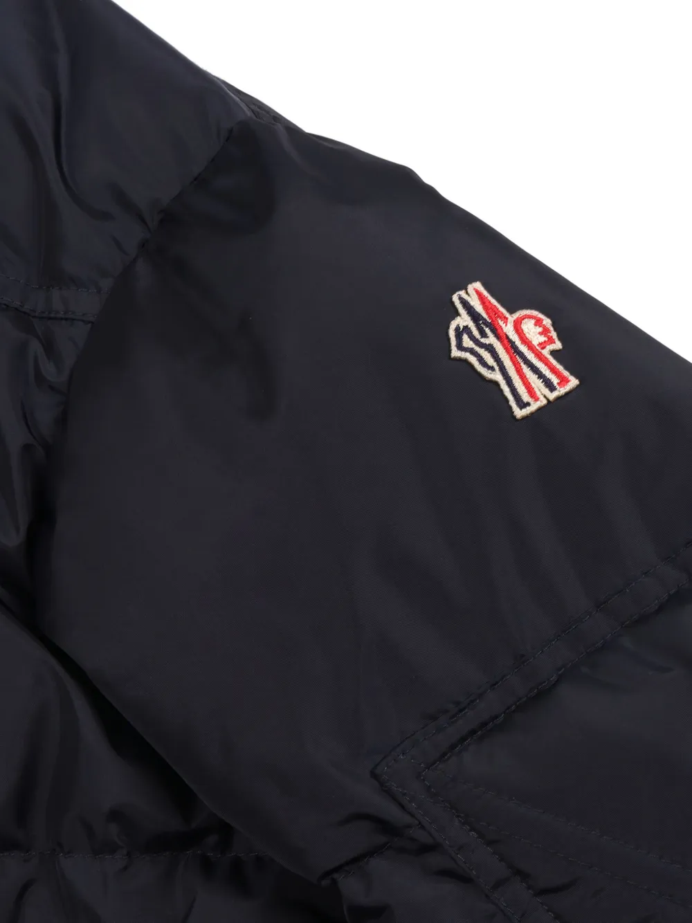 MONCLER GRENOBLE KIDS Kasanka jack met capuchon Blauw