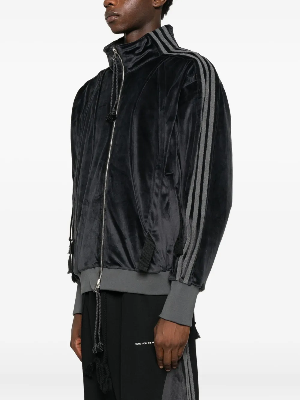 adidas Sweater met rits Zwart