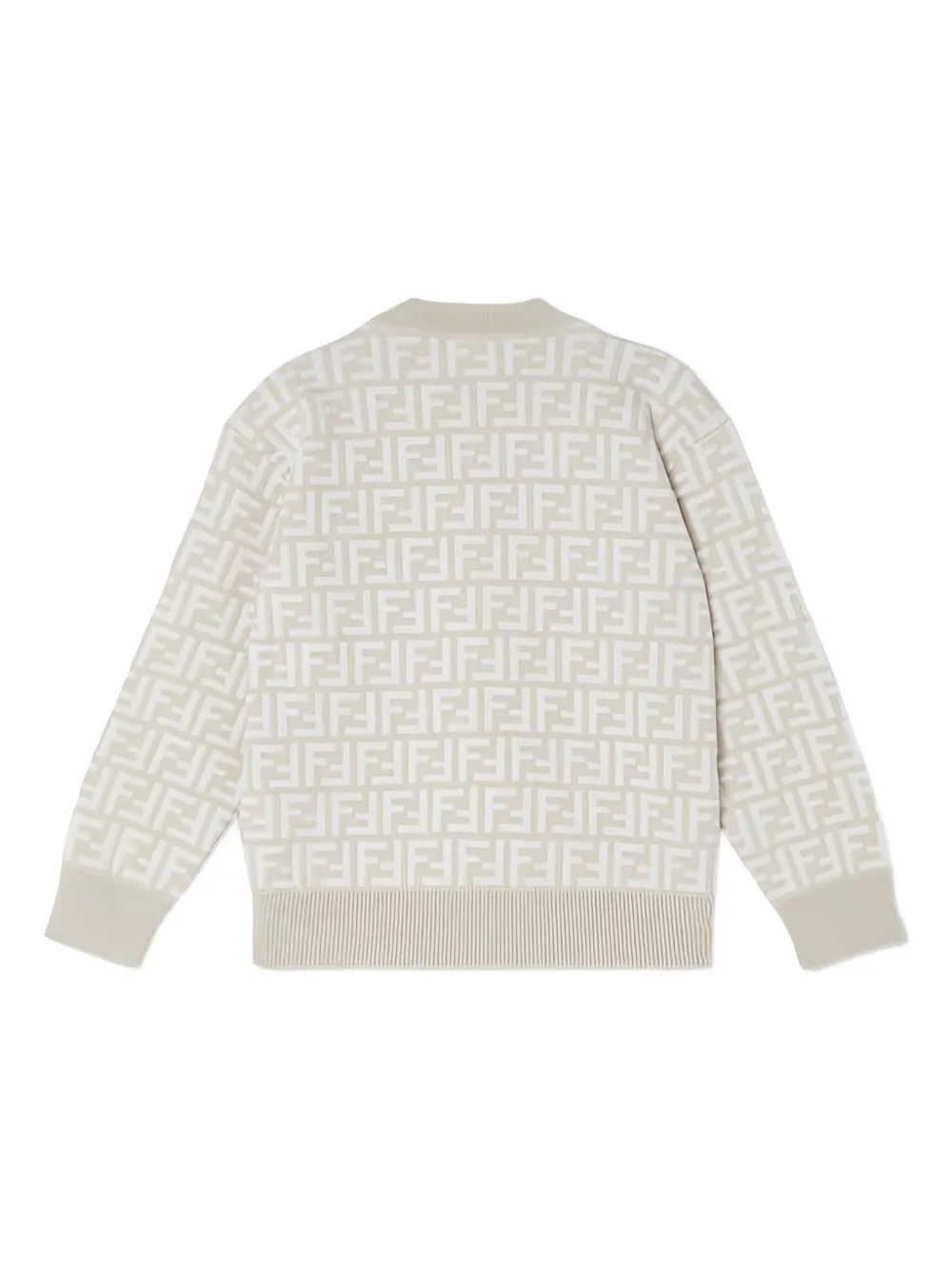 Fendi Kids logo pattern sweater | Girls Jumpers & Knitwear | Image 2