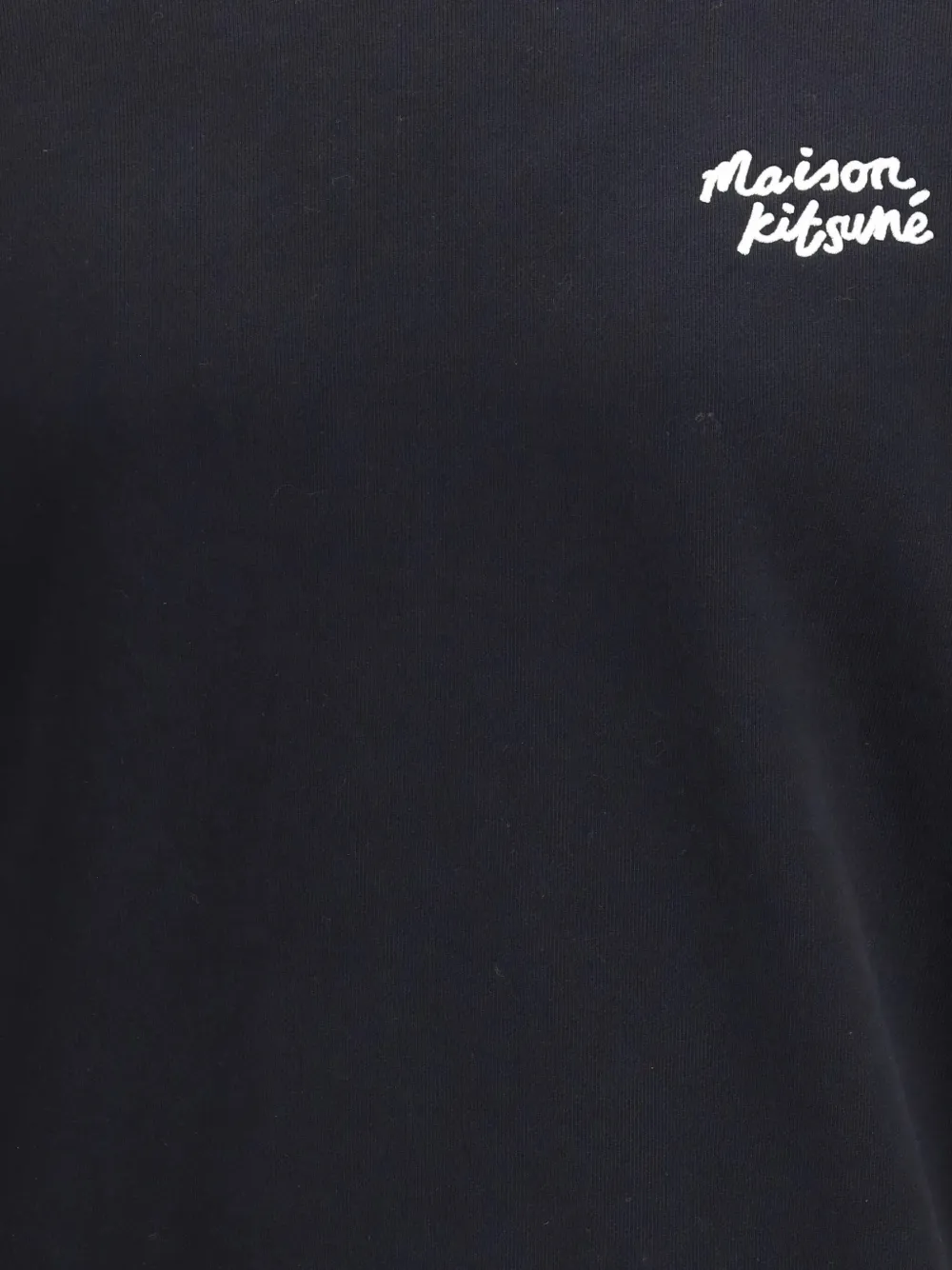 Maison Kitsuné Sweater met logoprint Blauw
