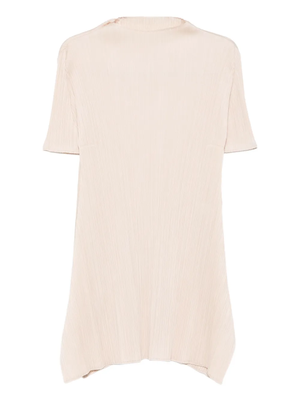 Pleats Please Issey Miyake vestido plisado con cuello falso | neutro | Image 1