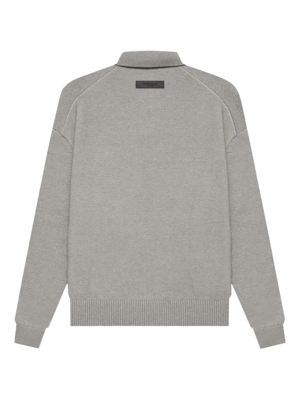 FEAR OF GOD ESSENTIALS long-sleeve polo shirt - Grijs