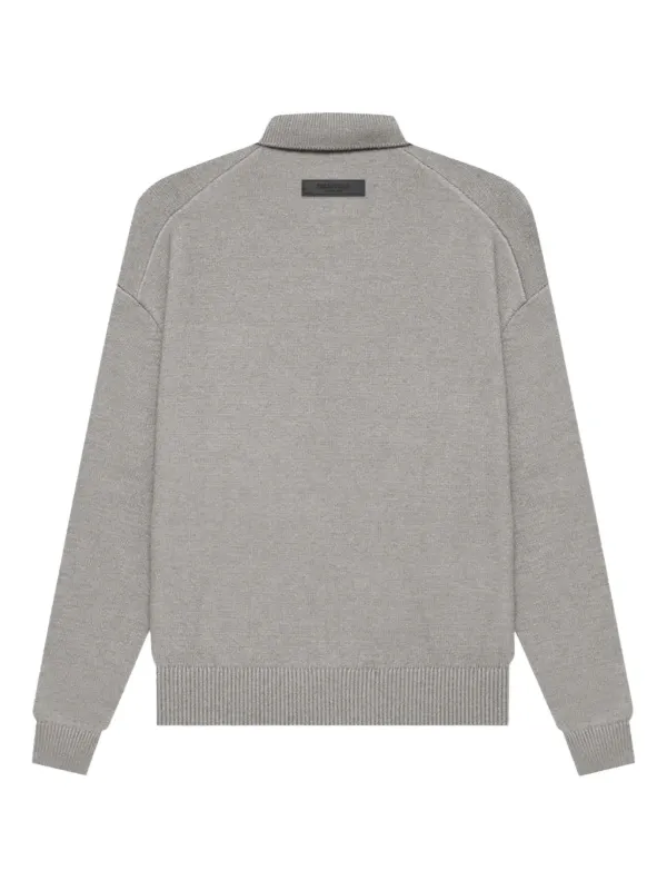 FEAR OF GOD ESSENTIALS ロングスリーブ ポロシャツ | グレー 
