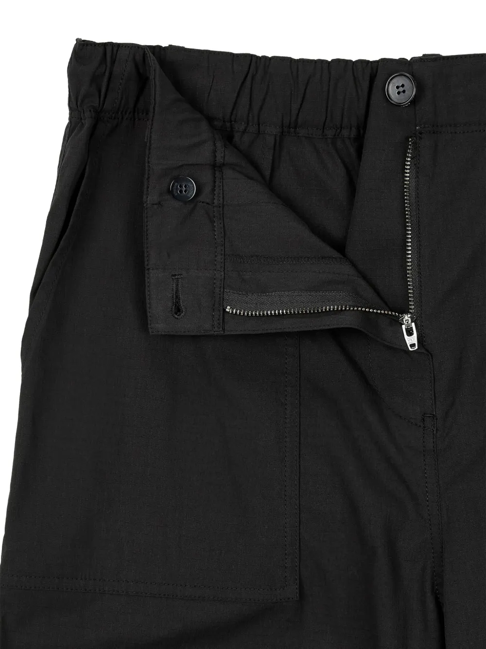 Studio Tomboy Ripstop Cargo Pants In Black